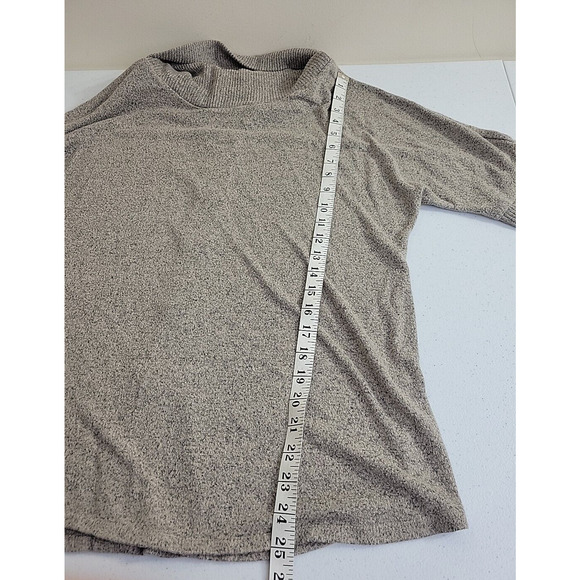 Parallel Skies Heathered Gray Cowl Neck Preppy Pullover Sweater Women's Size XL - Picture 6 of 7